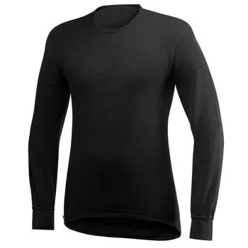 Лонгслив Woolpower Crewneck 200, черный