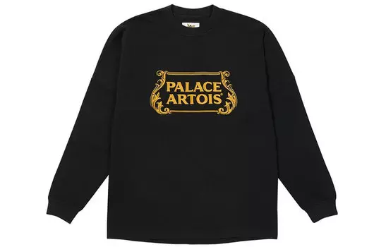 Лонгслив X Stella Artois Drop Shoulder Long Sleeve PALACE, черный