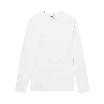 Лонгслив Y-3 Classic Chest Logo Long-Sleeve Tee 'Core White', белый