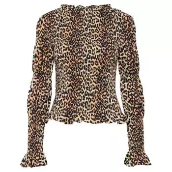 Лонгслив Yas Chemma, коричневый