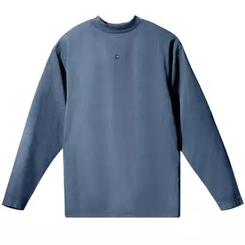 Лонгслив Yeezy Gap Engineered by Balenciaga Logo, темно-синий