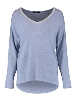 Лонгслив ZABAIONE Shirt, пятнистый синий