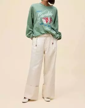 Лонгслив женский DAYDREAMER, цвет stone green