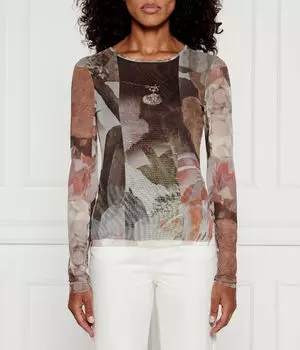 Лонгслив женский Desigual с принтом, мультиколор