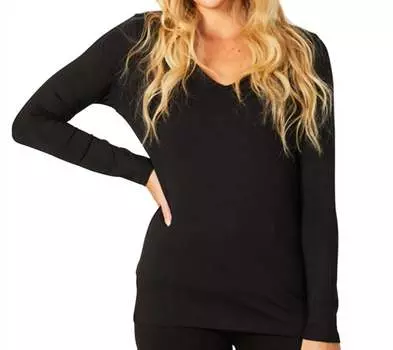 Лонгслив женский french kyss, черный