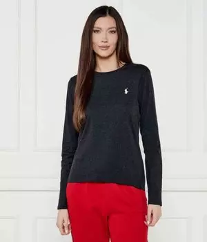 Лонгслив женский Polo Ralph Lauren из вискозы, черный