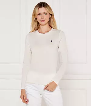 Лонгслив женский Polo Ralph Lauren Regular Fit, белый
