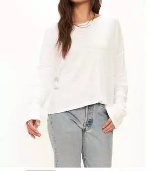 Лонгслив женский PROJECT SOCIAL T, белый