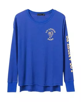 Лонгслив женский Women's NFL Los Angeles Rams Timeout Thermal Junk Food Clothing, белый