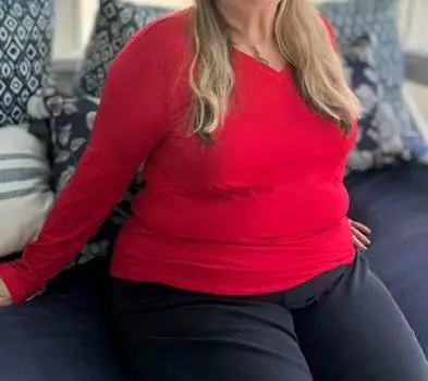 Лонгслив женский ZENANA, красный