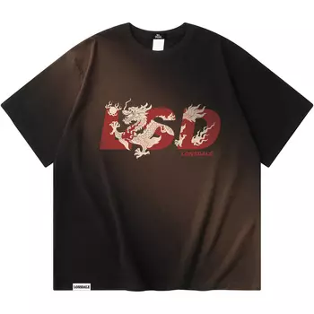 LONSDALE Футболка унисекс, Бежевый