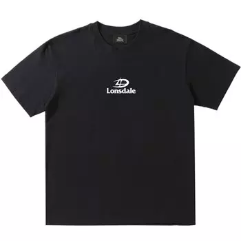 LONSDALE Футболка унисекс, Темно-серый