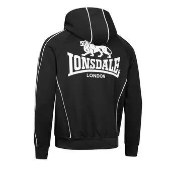 LONSDALE Мужская спортивная куртка с капюшоном стандартного кроя ACHAVANICH, цвет schwarz
