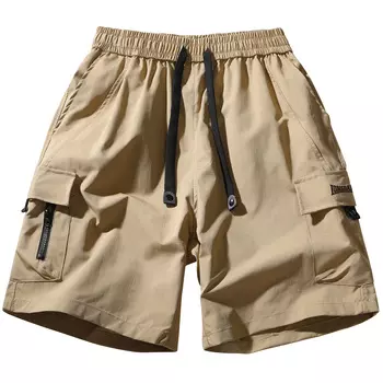 LONSDALE Шорты-карго унисекс, Армейский Зеленый