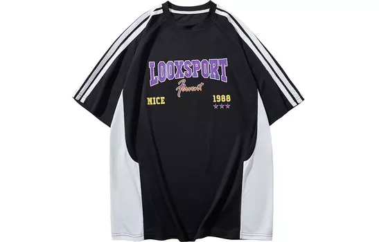 Loox! ЛЮКС! Футболка унисекс, Черно-белый