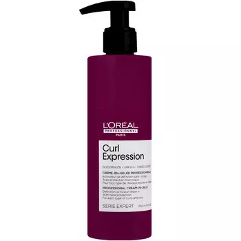 Loreal, Curl Expression Cream in Jelly, Крем-гель-активатор для вьющихся волос с глицерином, гибискус, 250 мл L'Oral Professionnel