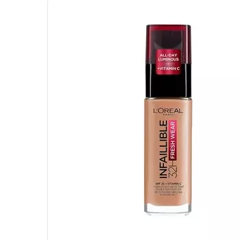 Loreal Paris Infallible 24h Fresh Wear тональный крем, 300 янтаря, 30 мл L'Oral