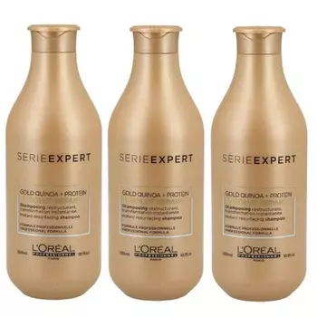 Loreal Professionnel Serie Expert Absolut Repair Gold Киноа + протеиновый шампунь 300мл, L'Oreal