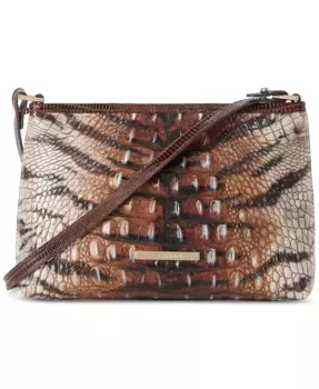 Лорелей Фелин Эрмоса Маленькая Кожаная Сумка Через Плечо Brahmin, коричневый