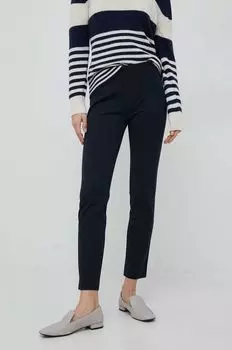 Лорен Ральф Лорен брюки Lauren Ralph Lauren, темно-синий
