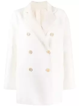 Lorena Antoniazzi двубортное пальто, белый