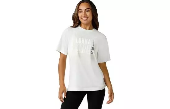 LORNA JANE Футболка женская жемчужно-белая
