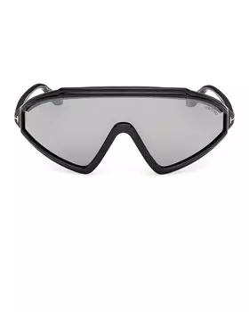 Лорна солнцезащитные очки Tom Ford, цвет Shiny Black & Smoke