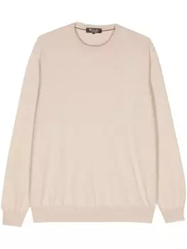 Loro Piana кашемировый джемпер, нейтральный цвет