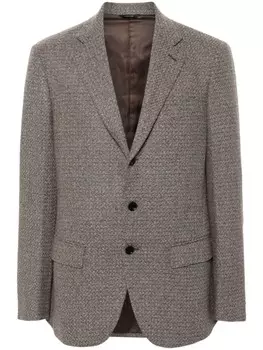 Loro Piana пиджак из вирджинской шерсти, нейтральный цвет