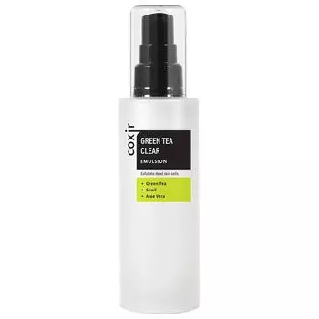 Лосьон для лица с зеленым чаем, 100 мл Coxir Greentea clear emulsion
