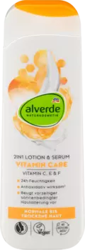 лосьон для тела 2 в 1 и усилитель Сыворотка Витаминный уход 250мл alverde NATURKOSMETIK