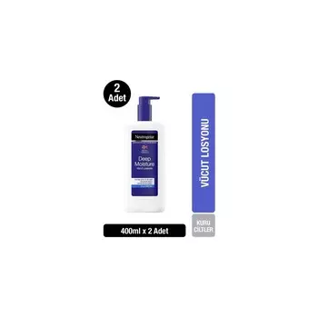 Лосьон для тела Neutrogena Deep Moisture парфюмированный, 2 упаковки по 400 мл