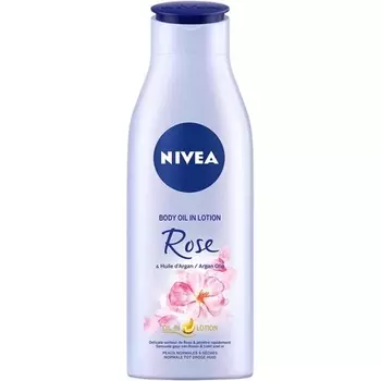 Лосьон для тела с аргановым маслом роза и 200 г, Nivea