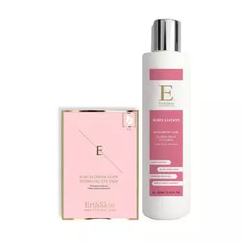 Лосьон для тела с гиалуроновой кислотой и коллагеном 250 мл + Гидрогелевые патчи для глаз Rose Blossom Glow 5 X 2 ErthSkin London