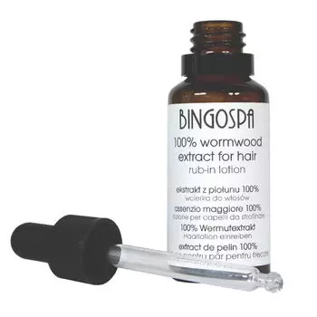 Лосьон для волос с экстрактом полыни 100%, для роста и состояния волос, 30 мл Bingospa