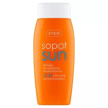 Лосьон для загара Ziaja Sopot Sun SPF20, 150 мл
