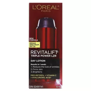 Лосьон дневной L'Oral Revitalift Triple Power LZR SPF 30, 50 мл