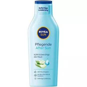 Лосьон NIVEA Pflegende After Sun Lotion, BIO-Aloe Vera & Hyaluron 400 ml