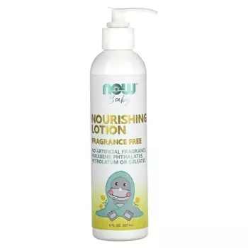 Лосьон NOW Foods Baby питательный без запаха, 237 мл