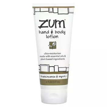 Лосьон ZUM для рук и тела ладан и мирра, 177 мл