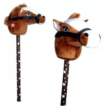 Лошадь на палке Хобби Лошадь Лошадь на палке Талисман Пони Плюшевый + Звук Inna marka