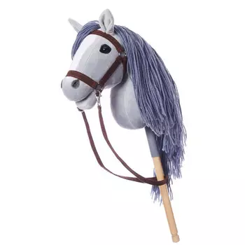 Лошадь на палке Hobby Horse HOPPIHORSE А3 серый Tootiny