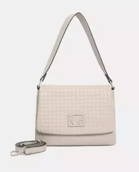 Лоскут через плечо pu плетеный Robert Pietri, бежевый