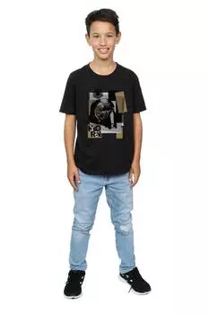 Лоскутная футболка «Последний джедай Кайло Рен» Star Wars, черный