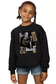 Лоскутная толстовка «Последний джедай Кайло Рен» Star Wars, черный