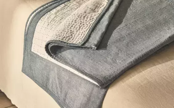 Лоскутное одеяло Zara Home, светло-бежевый