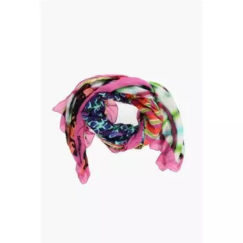 Лоскутный мотив многоцветный платок Dsquared2, Multicolor