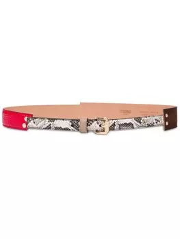 Лоскутный пояс Moschino, серый