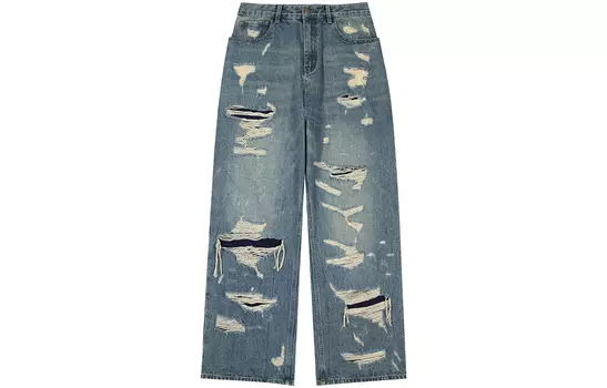 LOSTCTRL Джинсы унисекс, синий