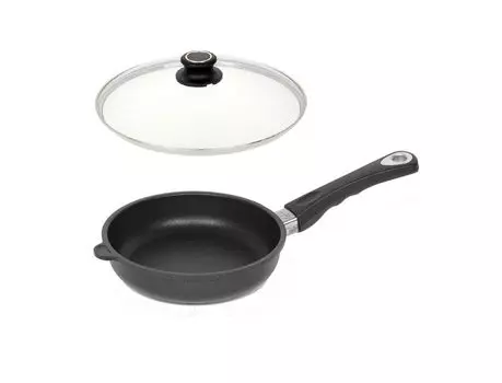 ЛОТОСОВАЯ СКОВОРОДА Плоская сковорода 24см, дно 18,5см, высота 5,1см с крышкой Lotus